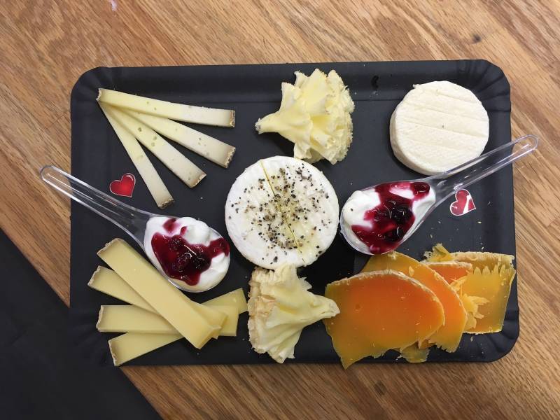 plateau de fromage pour la Saint Valentin à Montpellier