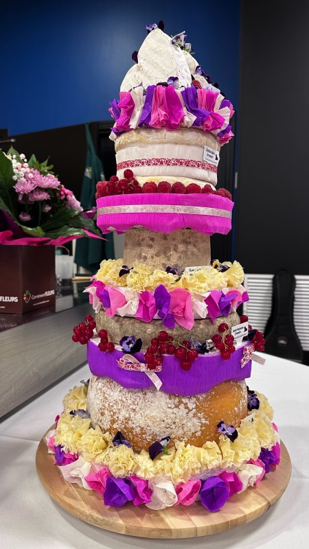 Pièce montée de fromages pour mariage, anniversaire ou baptême à Montpellier et sa région