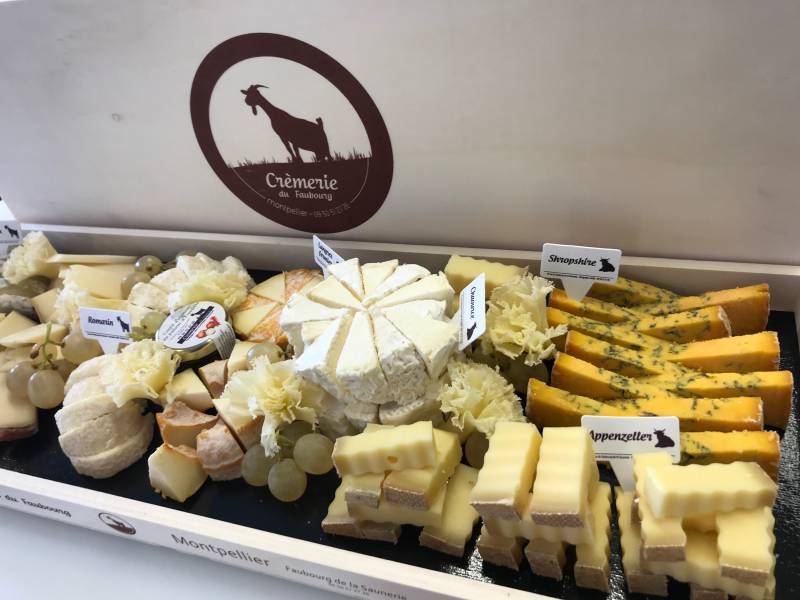 Joli plateau de fromages Montpellier