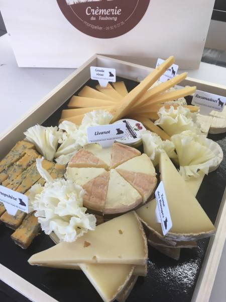 Plateau dégustation fromages Montpellier
