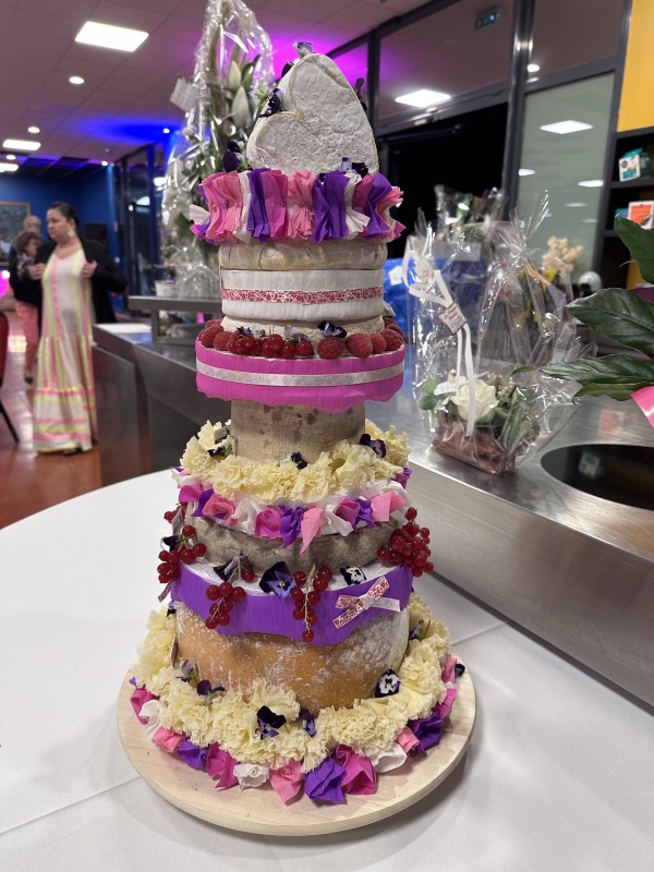 Plateau de fromages pour un mariage