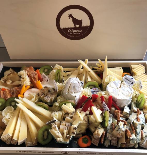 Plateau portions dégustation de fromages Montpellier